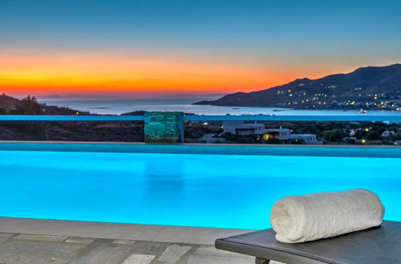 Villa Oceania House With Sea View Posidhonía Exterior foto